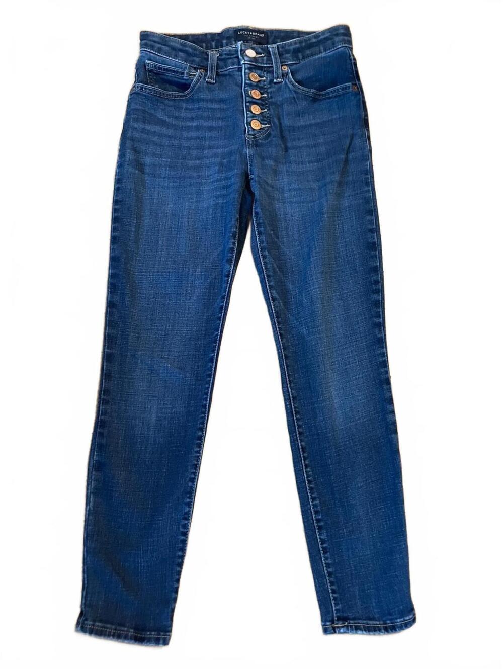 Lucky Brand Mid Rise Ava Skinny Size 4/27/A